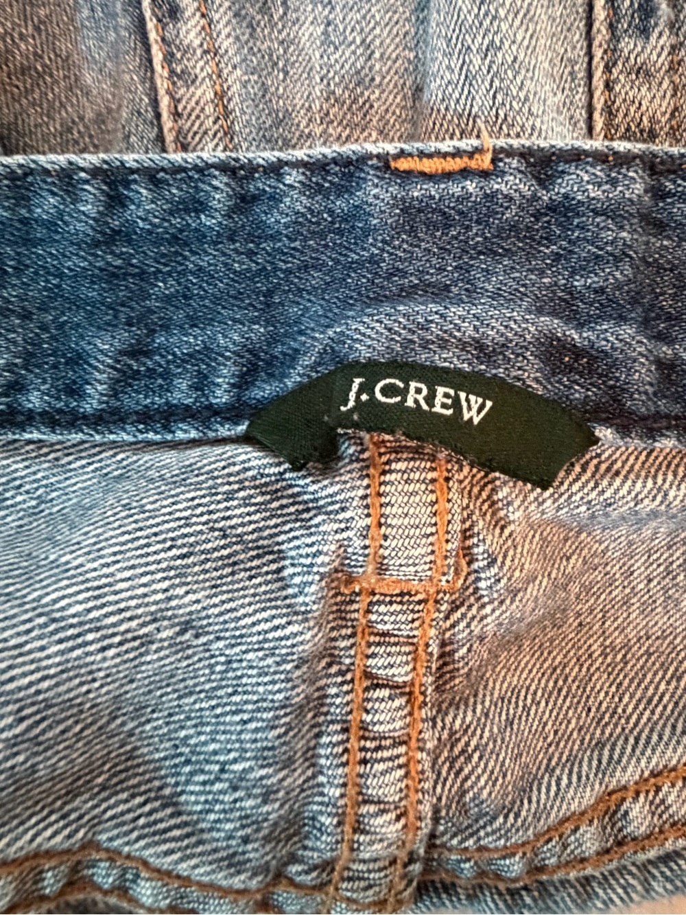 J Crew Medium-Wash Blue Denim Cut Off Raw Hem Shorts Size 30 - Picture 4 of 7